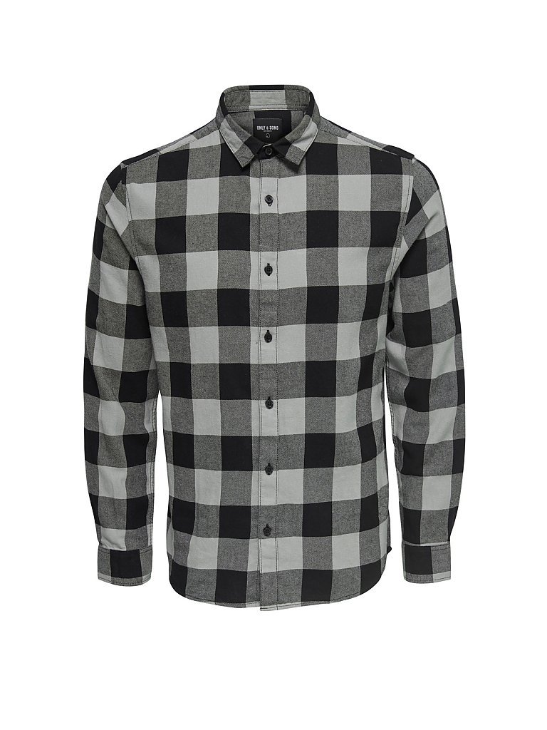 ONLY & SONS Hemd ONSGUDMUND grau | M